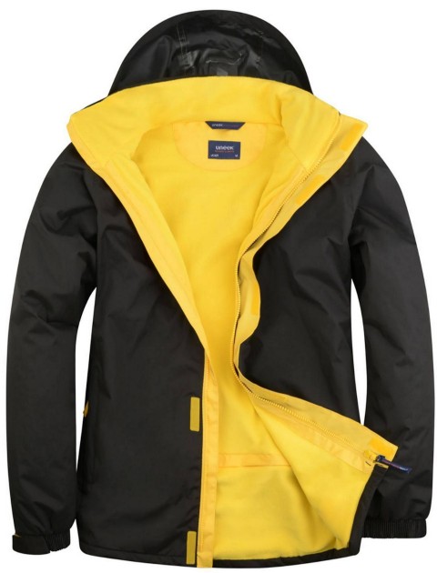 UC621 Deluxe Outdoor Jacket Black/Yellow